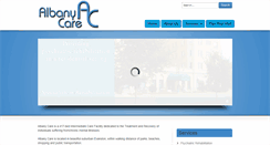 Desktop Screenshot of albanycare.com